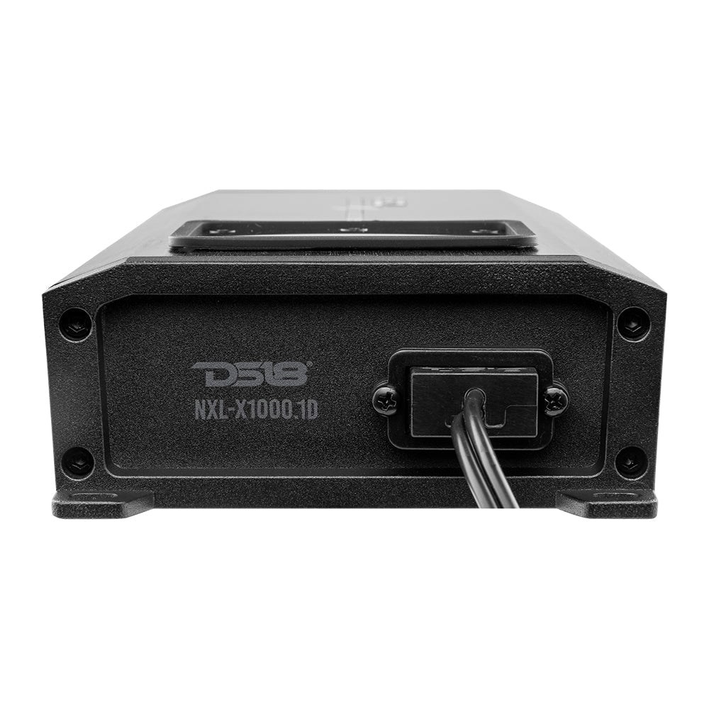 DS18 DS-NXL-X1000.1D 1-Channel Monoblock Marine Waterproof Amplifier - Class D 1000x1 RMS at 1 Ohm DS18