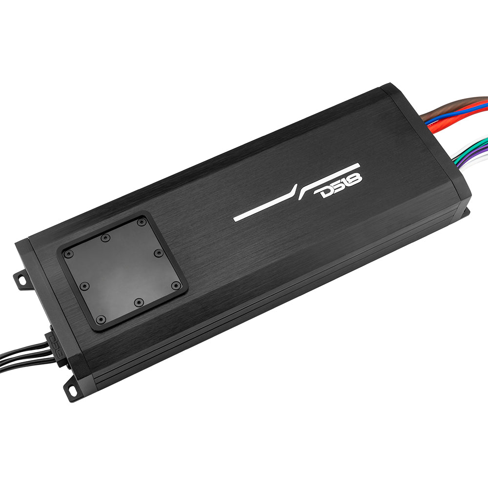 DS18 DS-NXL-X1200.5D 5-Channel Marine Waterproof Amplifier - Class D Full-Range 150x4 RMS at 4 OHM + 600x1 RMS at 2OHM DS18