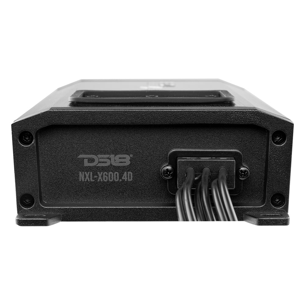 DS18 DS-NXL-X600.4D 4-Channel Marine Waterproof Amplifier - Class D Full-Range 150x4 RMS at 4 Ohms DS18