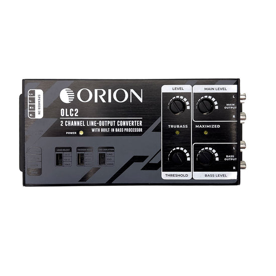 ORION ORI-OLC2 2 Channel Line Output Convertor With Bass Processor