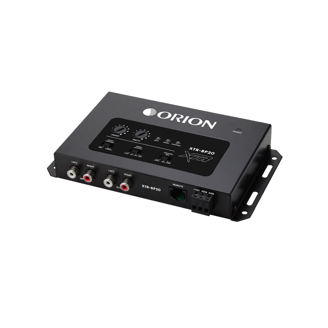 Orion XTR-BP20 High-Performance Bass Processor – 10V Output & Bass Control