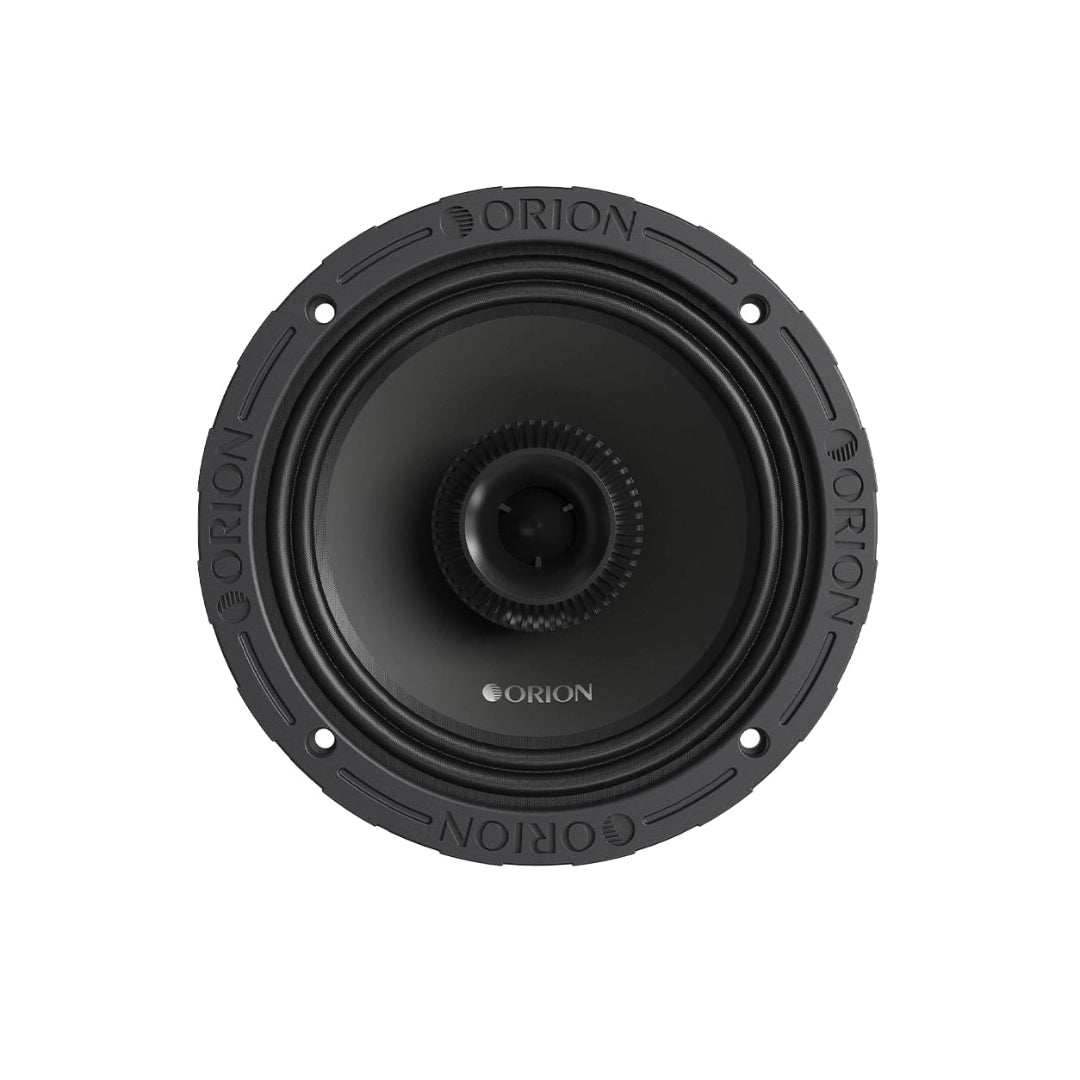Orion XMT65.4 6.5" 350W RMS 4-Ohm Coaxial Midrange Speakers – Water-Resistant Car Audio Pair w/ Grilles