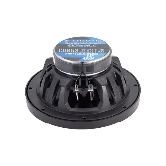 Orion Cobalt Series CB653 6.5" 3-Way Coaxial Speakers 60 Watts RMS | 240 Watts MAX
