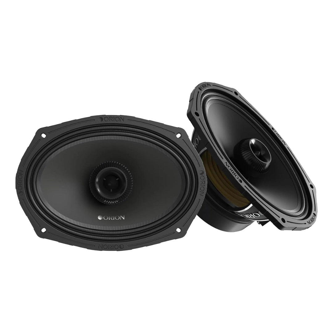 Orion XMT69.2 6x9” Midrange Coaxial Speakers with Grills – Water-Resistant | 400W RMS 2 Ohm (Pair)