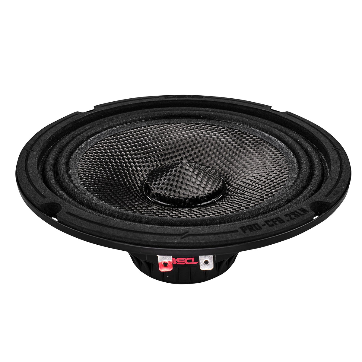 DS18 PRO-CF6.2SLN PRO 6.5" Slim Carbon Fiber Motorcycle Loudspeaker - 150W RMS, 2-Ohm, Neodymium DS18