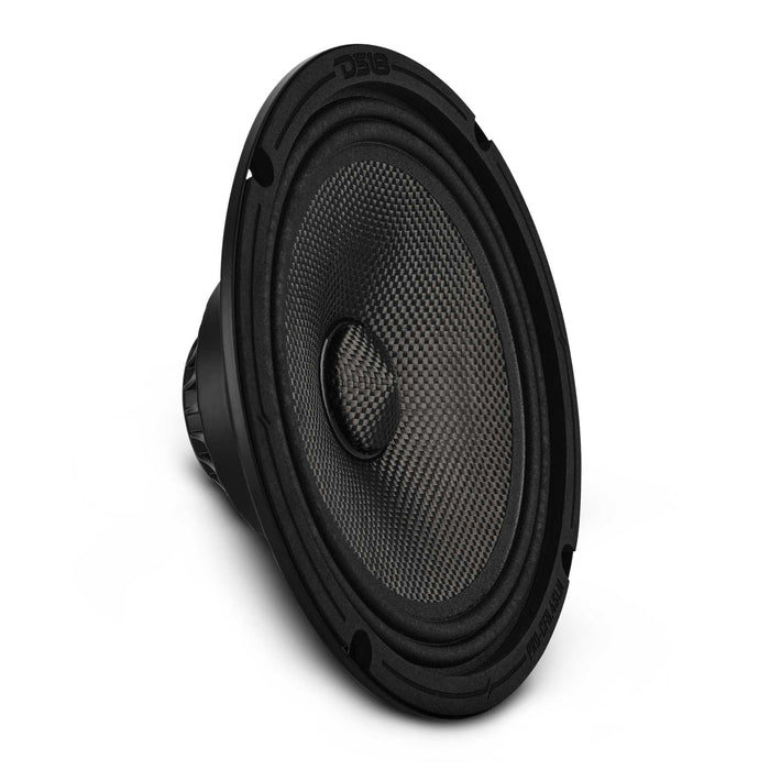 DS18 PRO-CF8.4SLN 6.5" Slim Motorcycle and Motorsports Loudspeaker with Water Resistant Carbon Fiber Cone 200 Watts RMS 2 Ohm - IP65