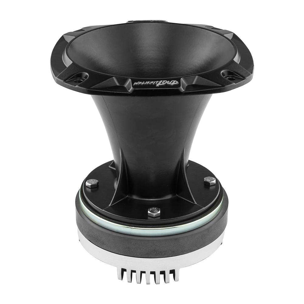 DS18 DS-PRO-DKH1 PRO-D1 2 Inch Bolt On Throat Compression Driver W/ 2 Inch Titanium Voice Coil and PRO-HA102/BK Horn 640 Watts 8-ohm DS18