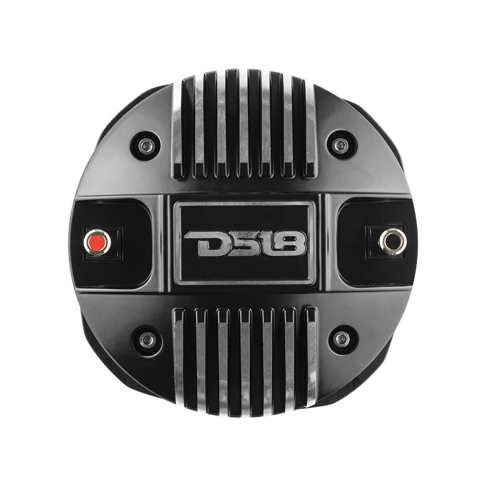 DS18 DS-PRO-DKH1 PRO-D1 2 Inch Bolt On Throat Compression Driver W/ 2 Inch Titanium Voice Coil and PRO-HA102/BK Horn 640 Watts 8-ohm DS18