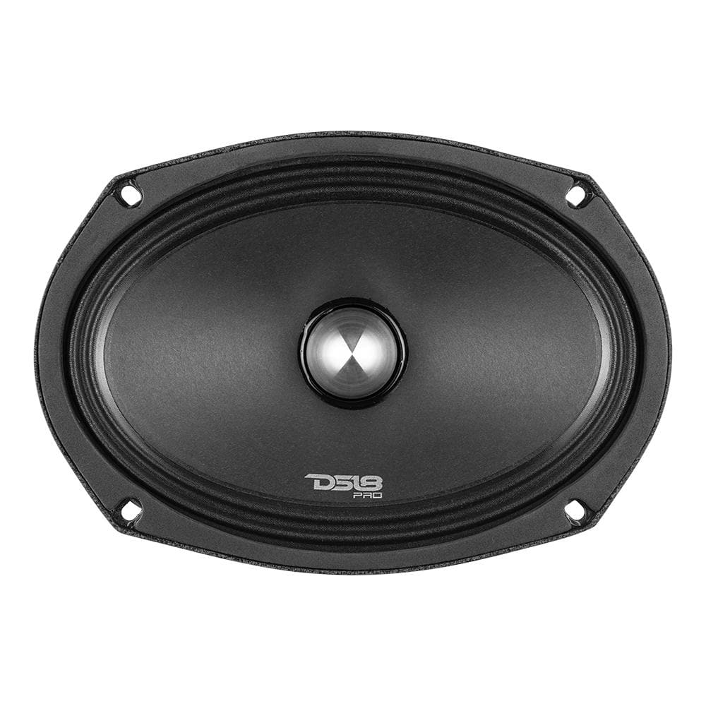 DS18 DS-PRO-FR69NEO PRO 6x9 Inch Neodymium Full-Range Loudspeaker W/ Bullet 500 Watts 4-Ohm W/ Grill DS18
