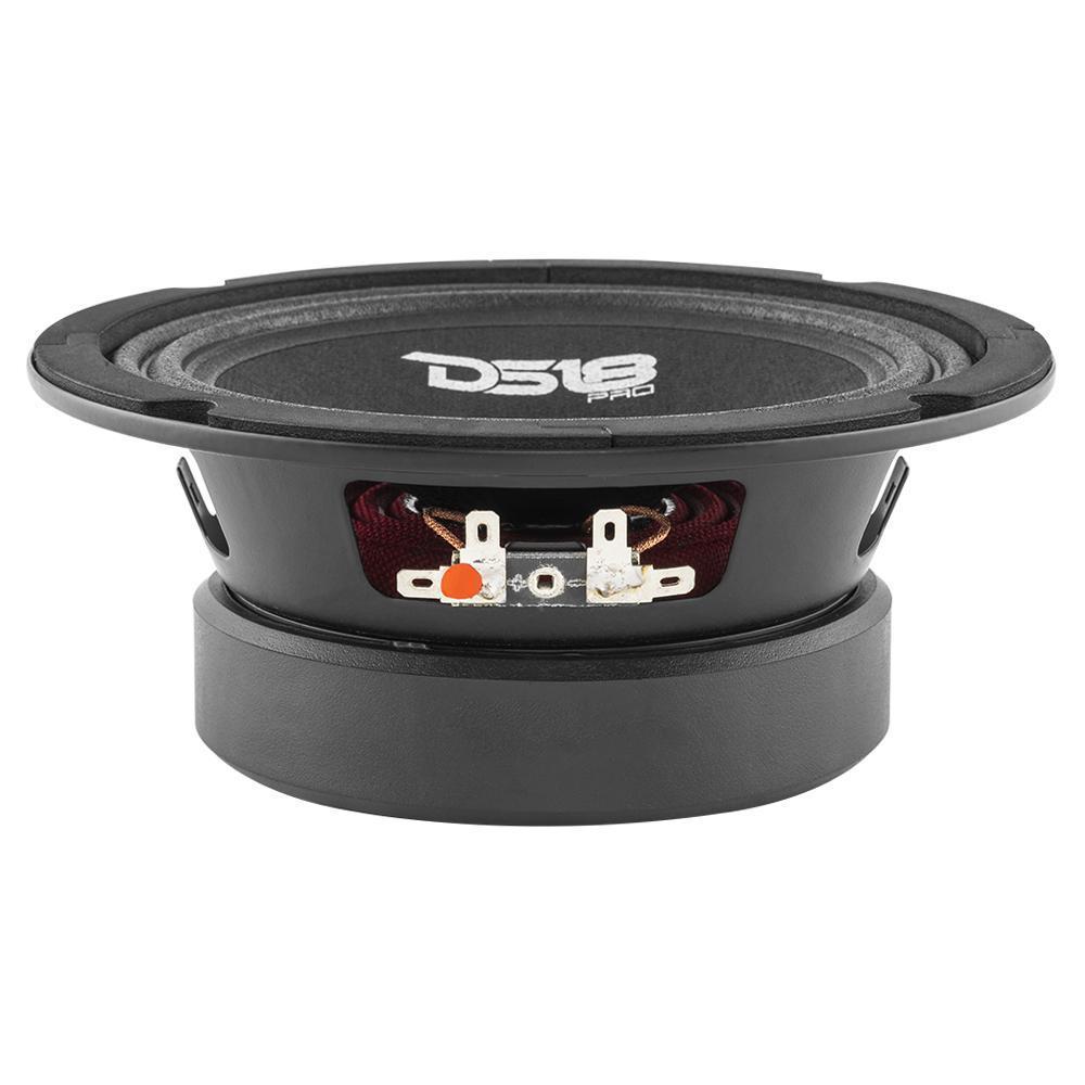 DS18 PRO-GM6.4PK Loudspeakers and Tweeters Package Including a Pair of PRO-GM6.4 + a Pair of PRO-TW1X/BK