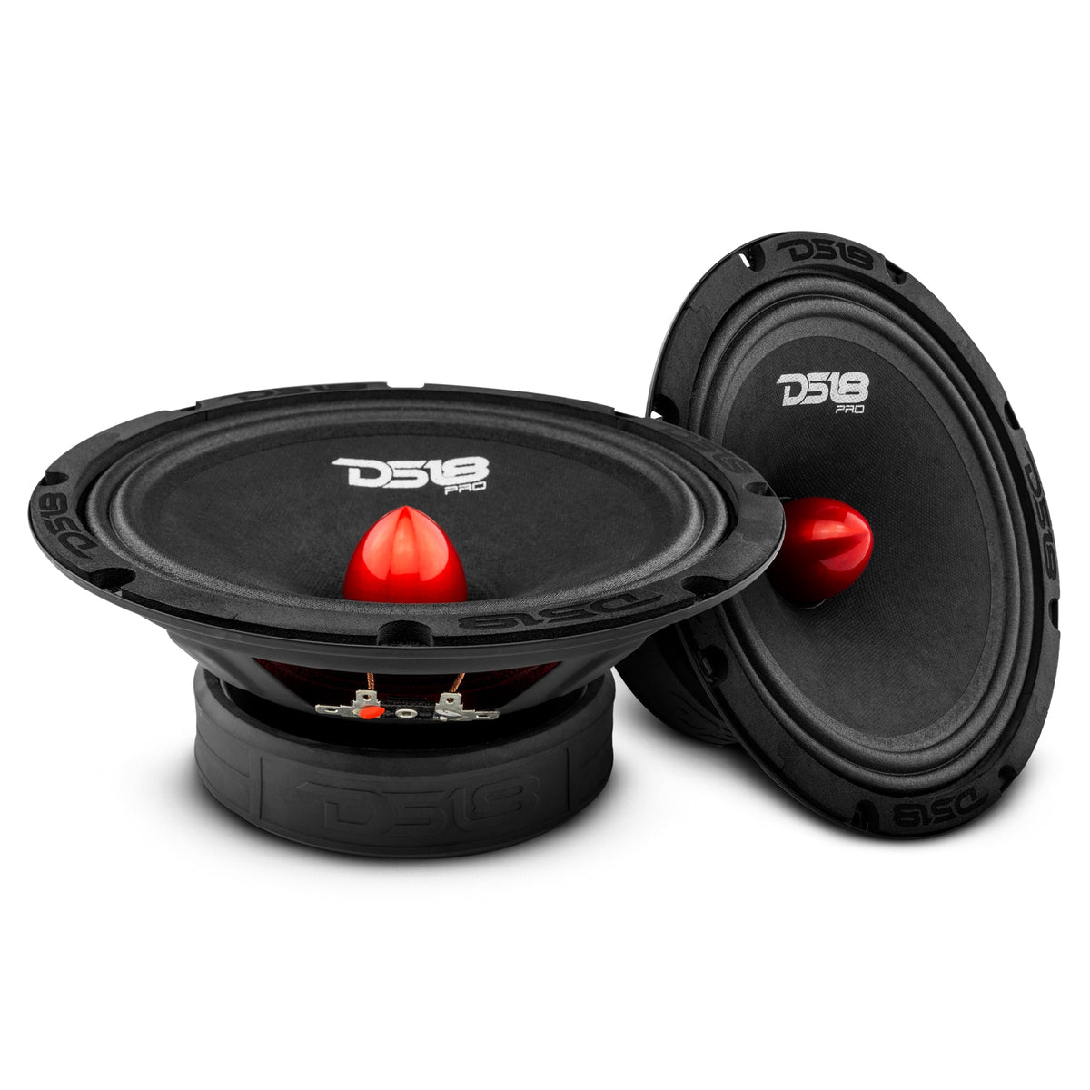 DS18 PRO-GM8B PRO-GM 8" Mid-Range Loudspeaker with Bullet - 190W RMS, 580W Max, 8-Ohm DS18
