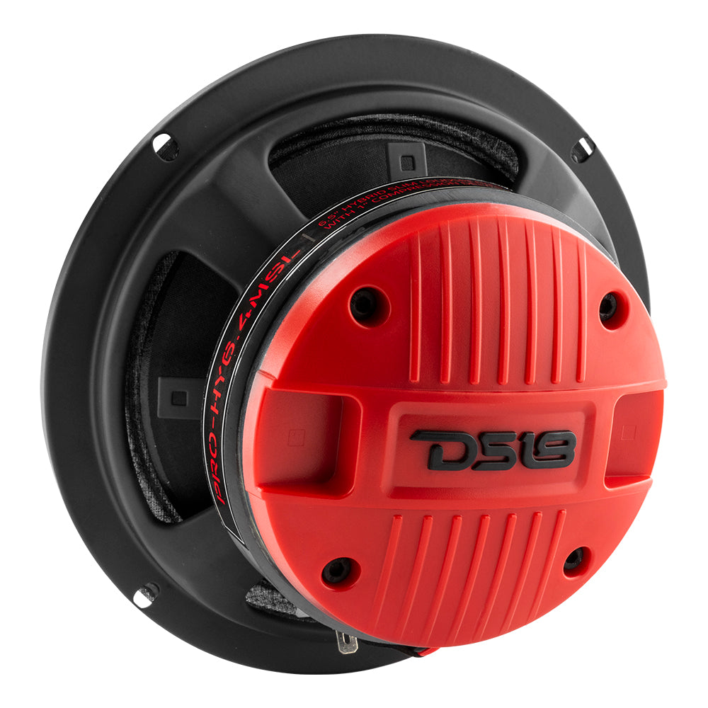 DS18 DS-PRO-HY6.4MSL PRO 6.5 Inch Slim Hybrid Mid-Range Loudspeaker with Built-in Driver 4-Ohm