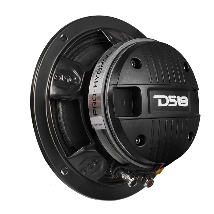 DS18 PRO-HY6MSL 6.5" Mid-Range Shadow Slim Loudspeaker with Built-in Driver 300 Watts 8-Ohms