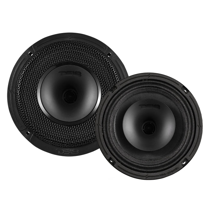 DS18 PRO-HY6MSL 6.5" Mid-Range Shadow Slim Loudspeaker with Built-in Driver 300 Watts 8-Ohms