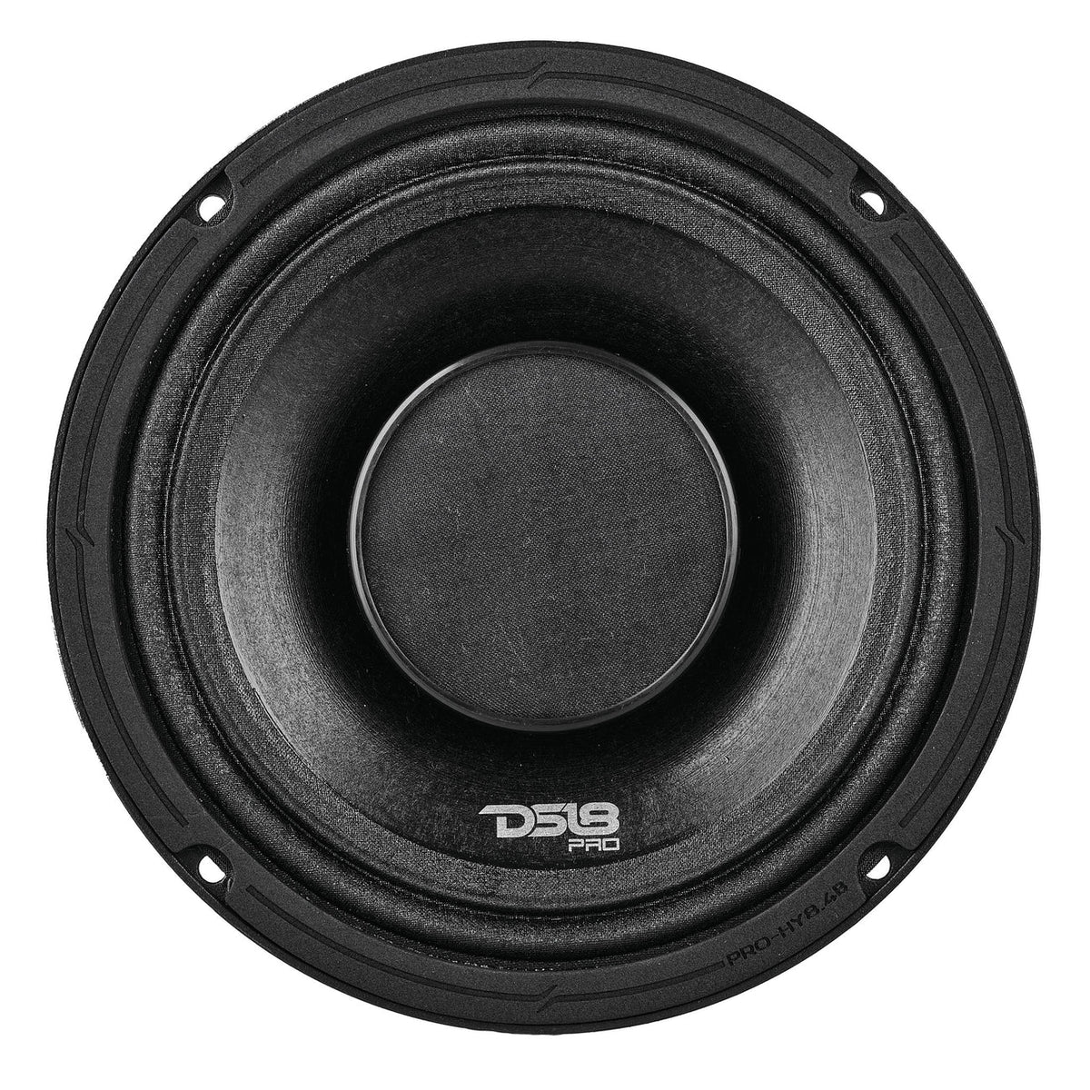 DS18 PRO 8" Coaxial Hybrid Mid-Range Speaker – 250W RMS, 4-Ohm, Water-Resistant Cone with Driver