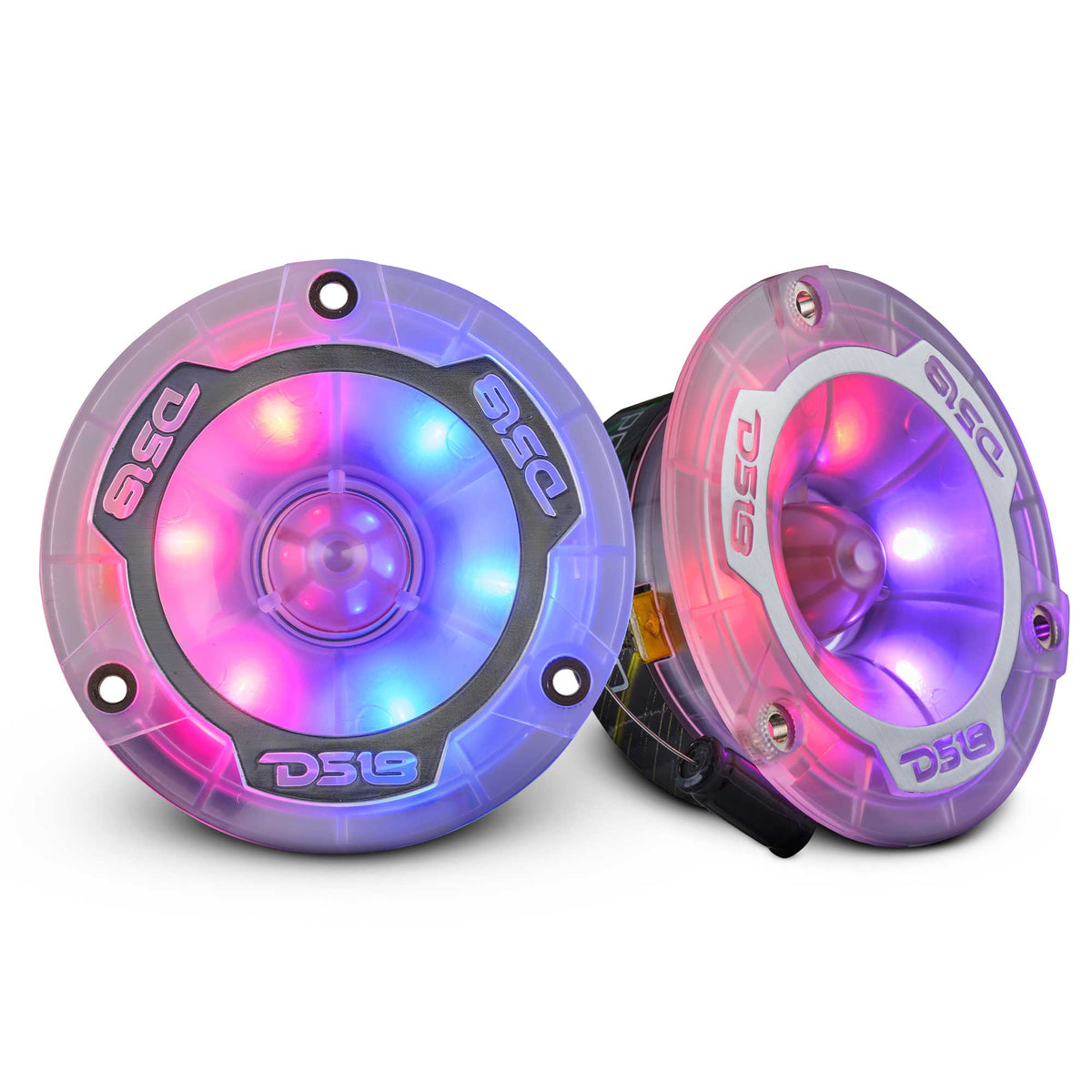 DS18 PRO-TW1LD PRO 3.8" Super Bullet Tweeter with Digital LED - 1" Aluminum VC, 120W, 4-Ohm DS18