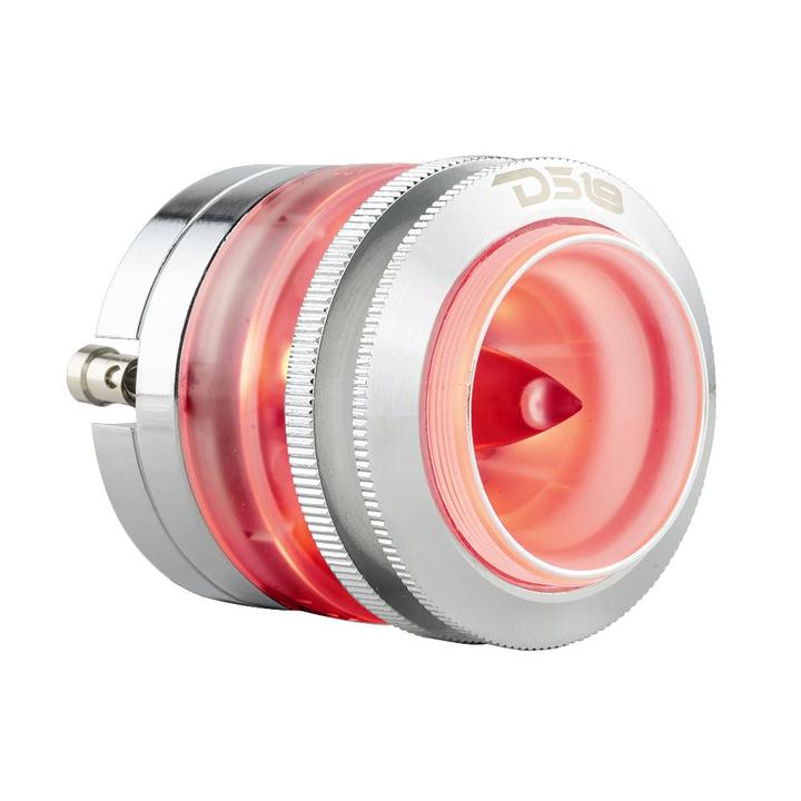 DS18 DS-PRO-TW7L PRO 1 Inch VC Titanium High Compression Neodymium Super Bullet Tweeter W/ RGB LED Lights 240 Watts 4-Ohm DS18