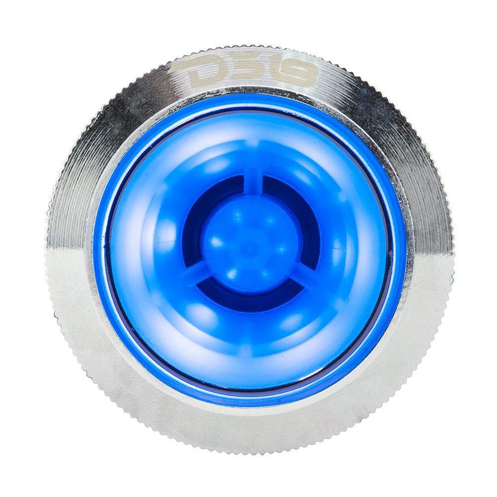 DS18 DS-PRO-TW7L PRO 1 Inch VC Titanium High Compression Neodymium Super Bullet Tweeter W/ RGB LED Lights 240 Watts 4-Ohm DS18