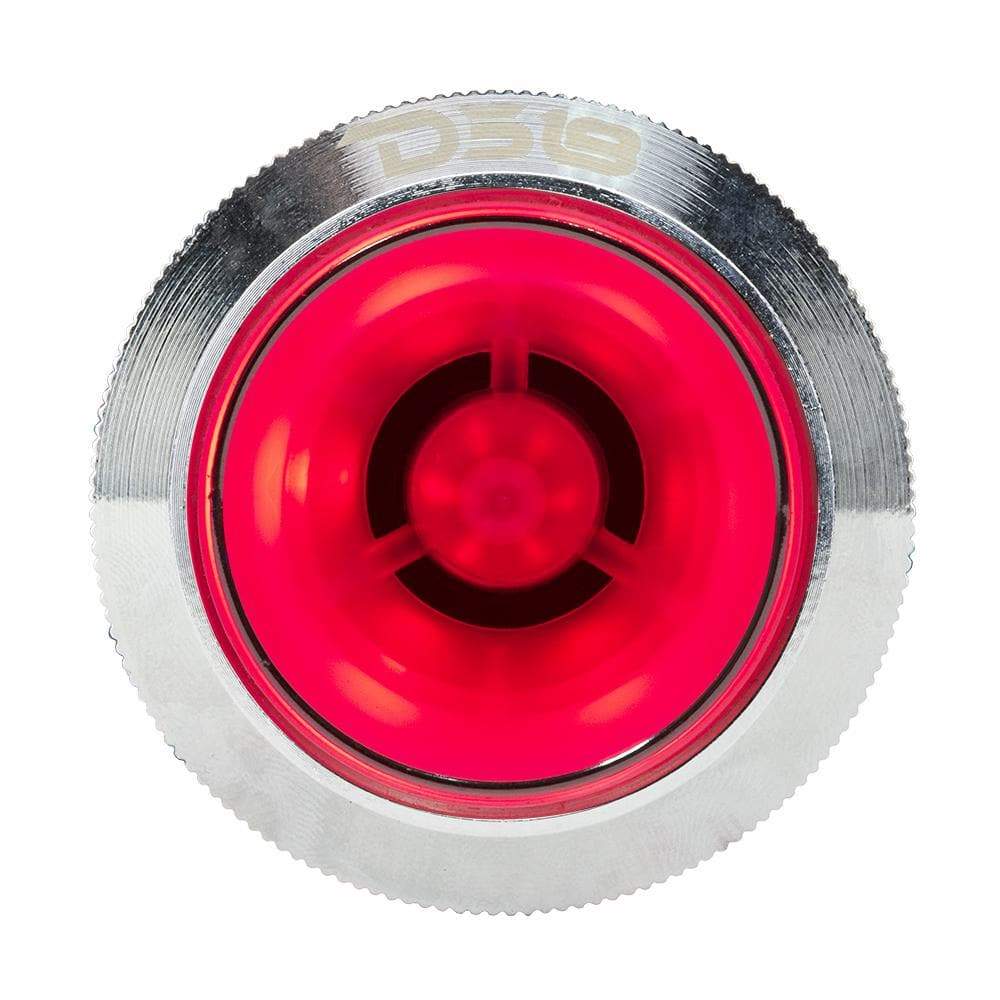 DS18 DS-PRO-TW7L PRO 1 Inch VC Titanium High Compression Neodymium Super Bullet Tweeter W/ RGB LED Lights 240 Watts 4-Ohm DS18