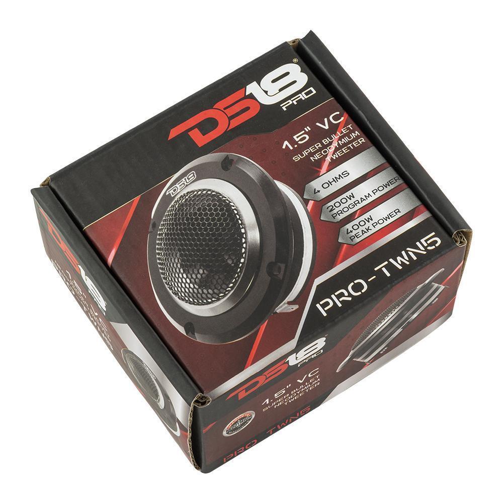 DS18 DS-PRO-TWN5 PRO 1.5 Inch VC PEN High Compression Neodymium Hybrid Driver/Tweeter 400 Watts 4-Ohm DS18