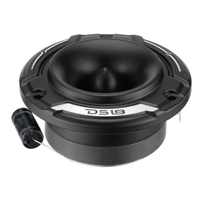 DS18 PRO-TWZ1S 3.8” Shallow-Mount Super Bullet Compression Tweeter with 1” Aluminum Voice Coil | 100W RMS 4-Ohm