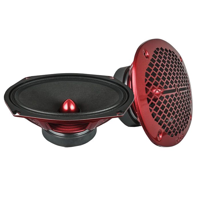 DS18 PRO-X 6X9" Mid-Range Loudspeaker with Bullet | 200W RMS 4-Ohm