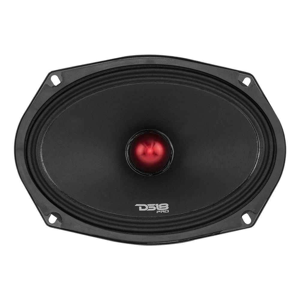 DS18 DS-PRO-X698BM PRO-X 6X9 Inch Mid-Range Loudspeaker W/ Bullet and Grill 700 Watts 8-Ohm DS18