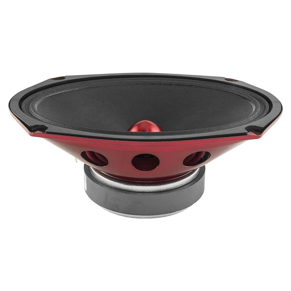 DS18 DS-PRO-X698BM PRO-X 6X9 Inch Mid-Range Loudspeaker W/ Bullet and Grill 700 Watts 8-Ohm DS18