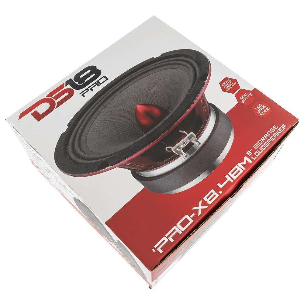DS18 DS-PRO-X8.4BM PRO-X 8 Inch Mid-Range Loudspeaker W/ Bullet 550 Watts 4-Ohm DS18