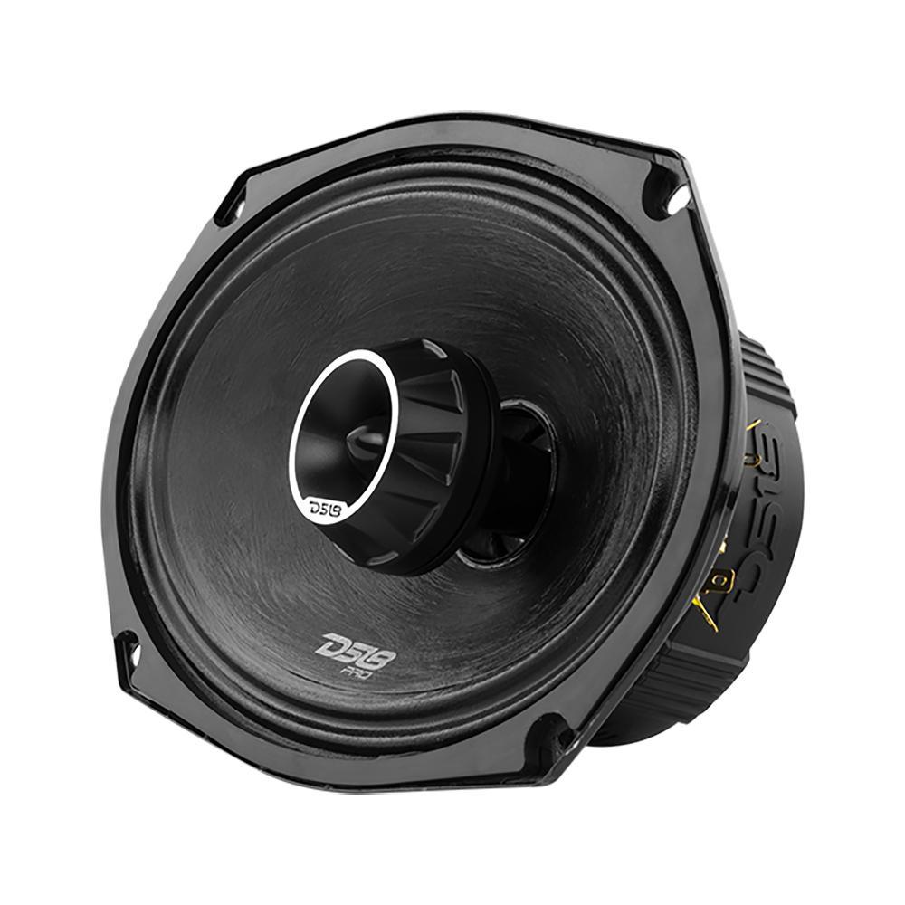 DS18 DS-PRO-ZT69 PRO-ZT 6x9 Inch Mid-Range Loudspeaker W/ Water resistance Cone Built-in Bullet Tweeter and Grill 550 Watts 4-Ohm DS18