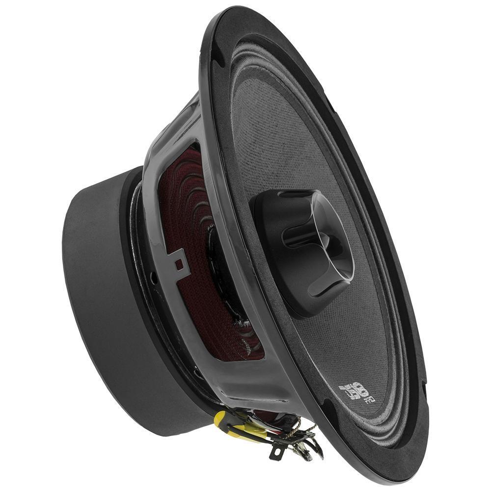 DS18 DS-PRO-ZT8 PRO-ZT 8 Inch Mid-Range Loudspeaker W/ Water resistance Cone Built-in Bullet Tweeter and Grill 500 Watts 4-Ohm DS18