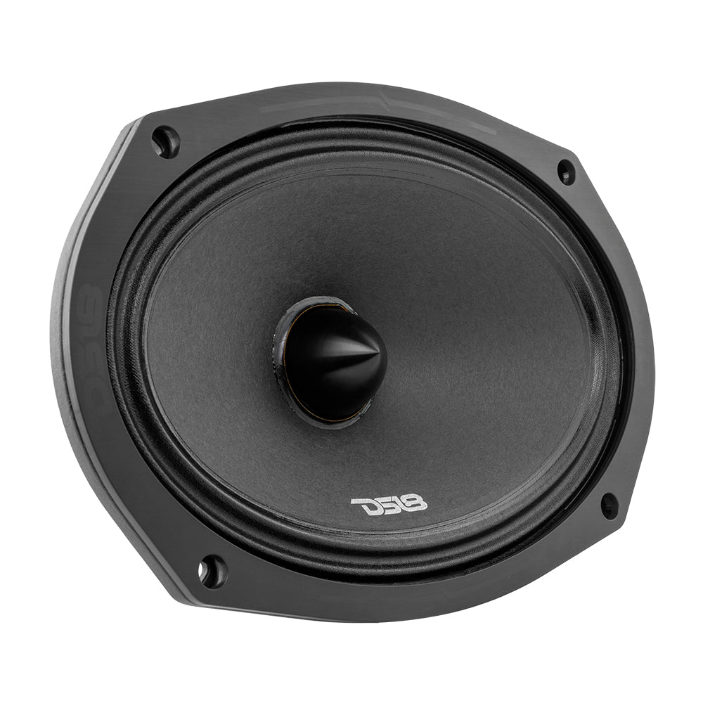 DS18 DS-PRO-ZXI694BM PRO-X 6X9 Inch Mid-Range Loudspeaker with Bullet and Grill 750 Watts 4-Ohm DS18