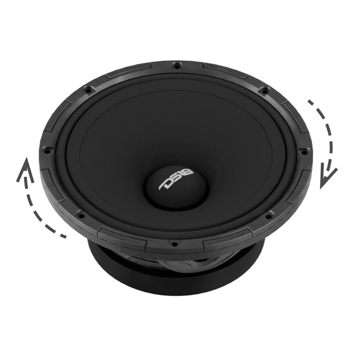 DS18 PROJECT360.84 8" Mid-High Loudspeaker – 300W RMS 4-Ohm High-Sensitivity Driver with Rotating Recone Quick Repair Design