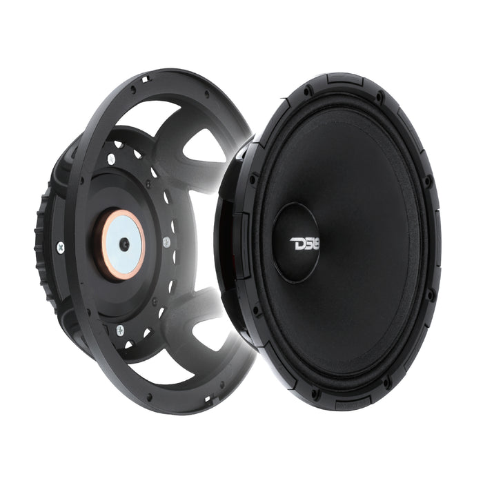 DS18 PROJECT360.84N 8" High-Sensitivity Mid-High Loudspeaker – Neodymium Magnet, 350W RMS, 4 Ohm, Rotating Recone Quick Repair Design