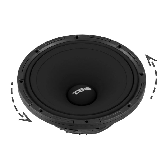DS18 PROJECT360.84N 8" High-Sensitivity Mid-High Loudspeaker – Neodymium Magnet, 350W RMS, 4 Ohm, Rotating Recone Quick Repair Design