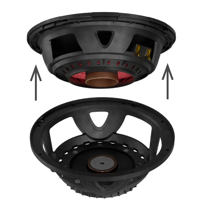 DS18 PROJECT360.84N 8" High-Sensitivity Mid-High Loudspeaker – Neodymium Magnet, 350W RMS, 4 Ohm, Rotating Recone Quick Repair Design