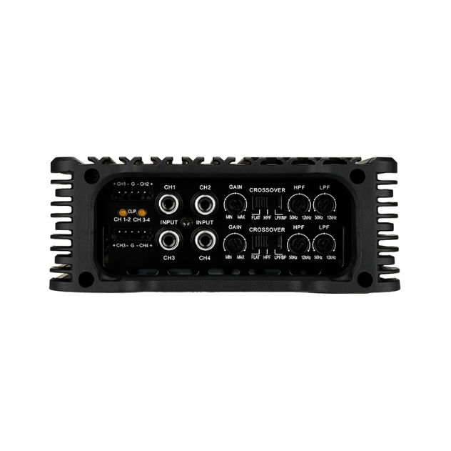 Deaf Bonce Avatar PS-180.4 4-Channel Car Amplifier – 1,040W Max Power, 2-Ohm Stable, Bridgeable