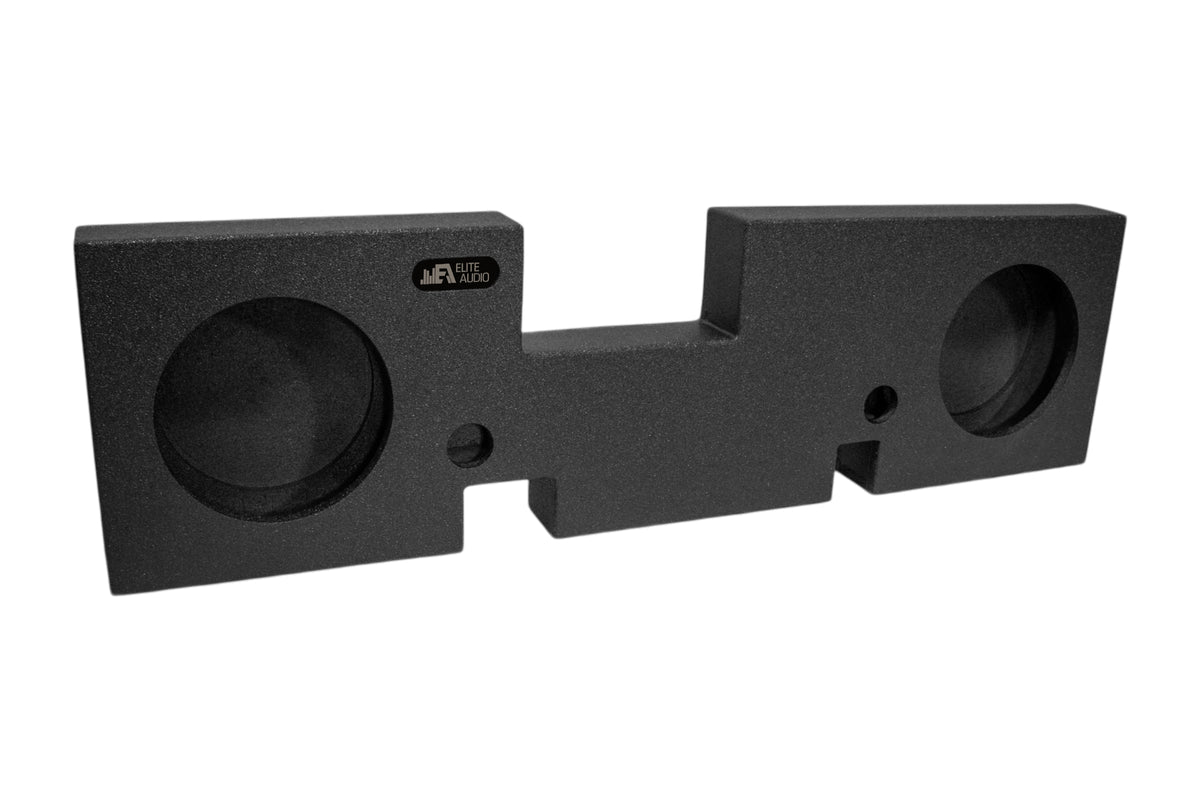EAG Dual 10" Behind-Seat Subwoofer Box, Ford Super Duty F-250/350/450 2017+