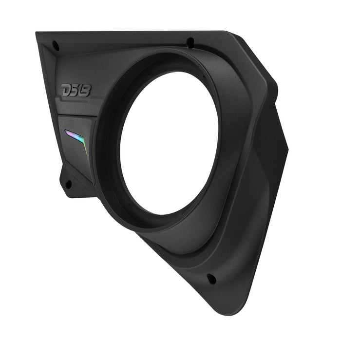 DS18 Polaris RZR PROBD8 Rear Door Speaker Panels for 8” 500W RMS Speakers with Digital LED Lighting