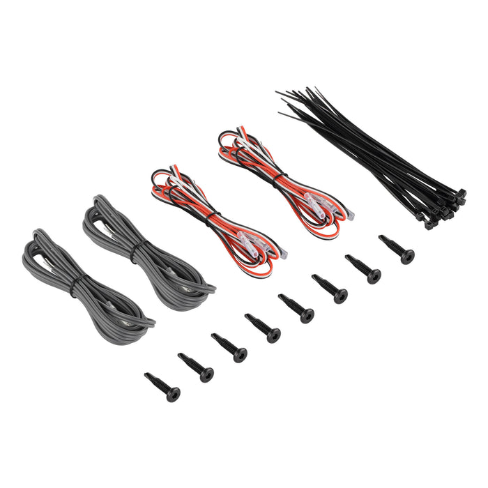DS18 RZR-PROBD8LD Polaris RZR Rear Door Panels Loaded with NXL-IQ/BK 8" Coaxial Speakers