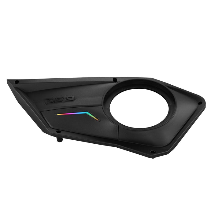 DS18 RZR-PROFD8 Polaris RZR Front Door Panels with 8” Speaker Pods & Digital LED Lighting