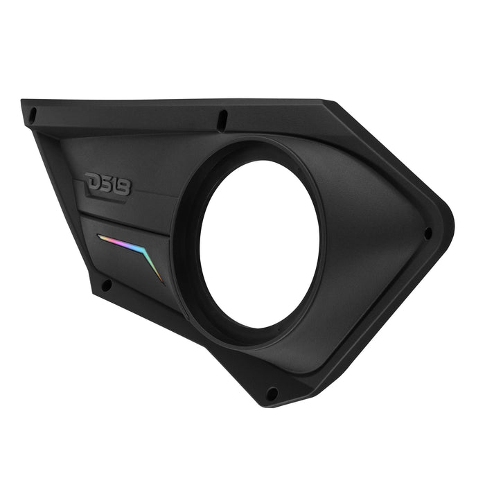 DS18 RZR-PROFD8 Polaris RZR Front Door Panels with 8” Speaker Pods & Digital LED Lighting