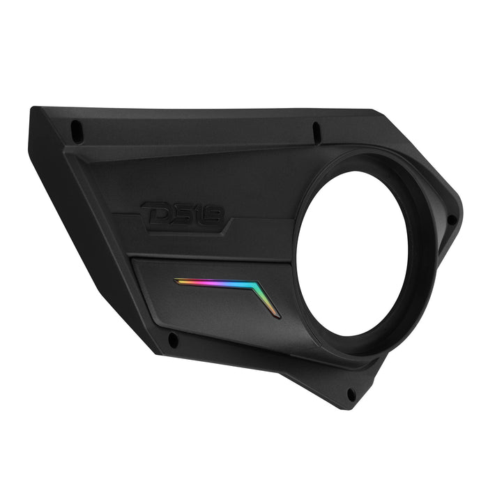 DS18 RZR-PROFD8 Polaris RZR Front Door Panels with 8” Speaker Pods & Digital LED Lighting