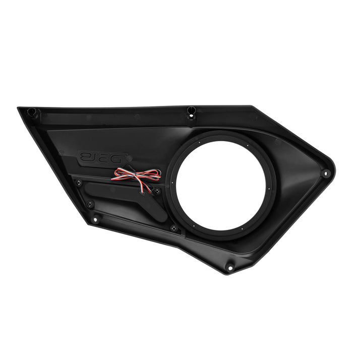 DS18 RZR-PROFD8 Polaris RZR Front Door Panels with 8” Speaker Pods & Digital LED Lighting