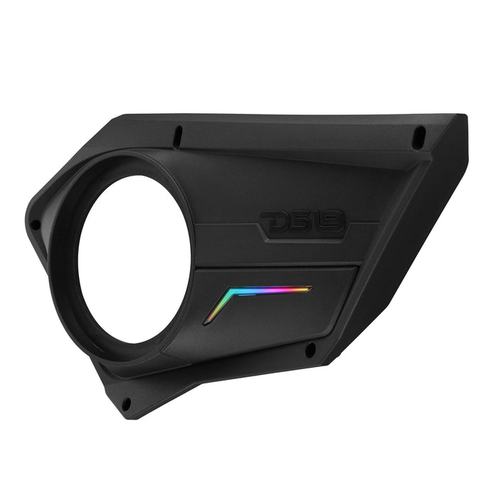 DS18 RZR-PROFD8 Polaris RZR Front Door Panels with 8” Speaker Pods & Digital LED Lighting