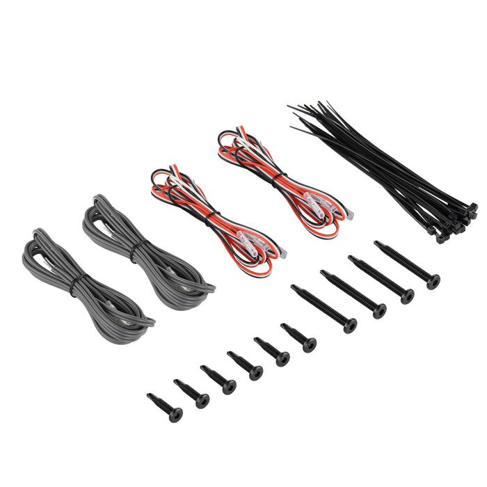 DS18 PROFD8LD Polaris RZR Front Door Panels Loaded with NXL-IQ/BK 8" Coaxial Speakers