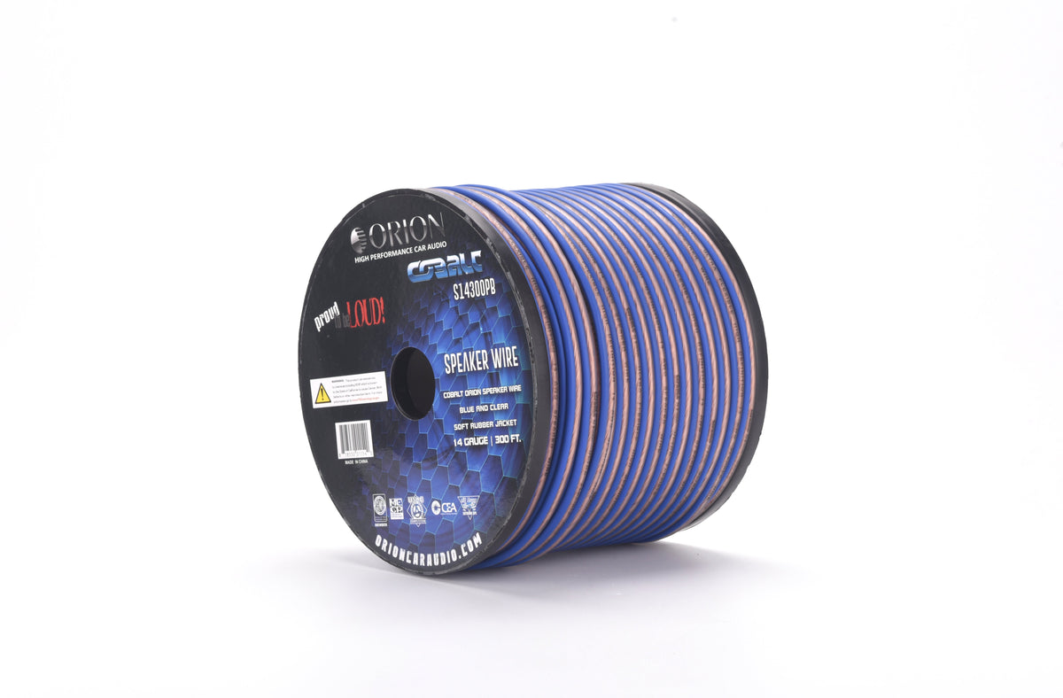 Orion S14300PB 14-Gauge 300FT Speaker Wire Roll | Car Audio & Home Audio Installation