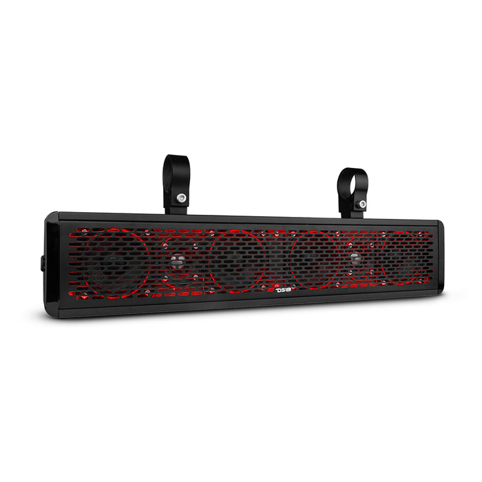 DS18 SBAR25 25" Hydro 2-Way Waterproof Sound Bar with RGB Lights, 200W RMS, for ATV UTV Marine