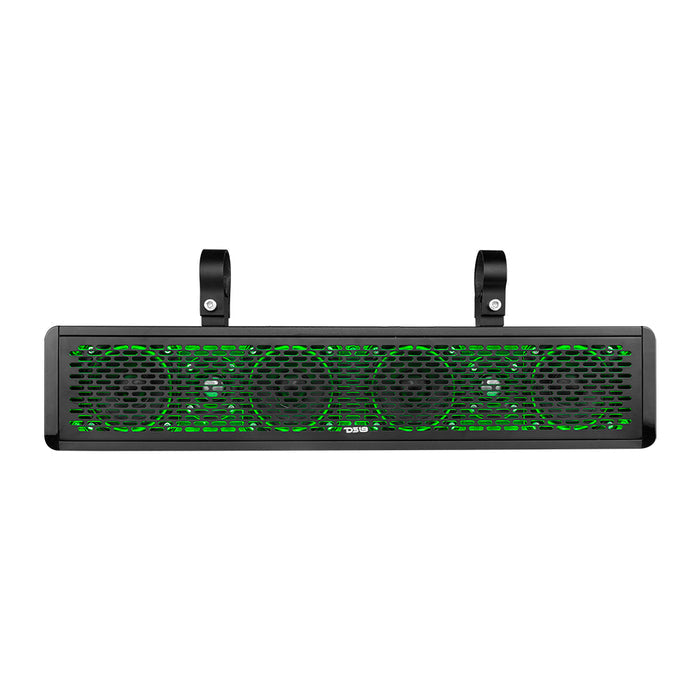 DS18 SBAR25 25" Hydro 2-Way Waterproof Sound Bar with RGB Lights, 200W RMS, for ATV UTV Marine