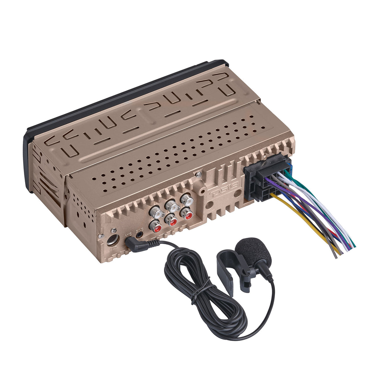 DS18 Single DIN Mechless Digital Media Receiver with DSP, Bluetooth, USB, AUX, AM/FM